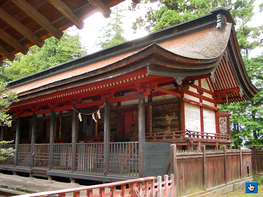 Kubohachiman Jinja Honden E_Ж{a (Yamanashi)