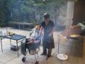 119．Bigな牛肉の塊りを焼く