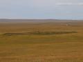 17チンギス・ハーンの長城の防塁モンゴル国ドルノド県